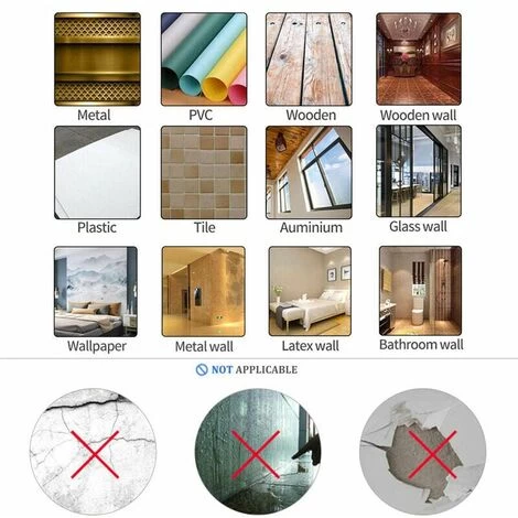 One Roll Of Non-Marking Nano Tape, Clear Velcro, Non-Marking Magic Double-Sided Adhesive Washable 30mm 1m 1mm 2 One Roll Of Non-Marking Nano Tape, Clear Velcro, Non-Marking Magic Double-Sided Adhesive Washable 30mm 1m 1mm - Image 2