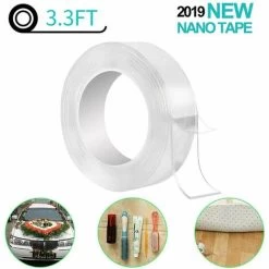 One Roll Of Non-Marking Nano Tape, Clear Velcro, Non-Marking Magic Double-Sided Adhesive Washable 30mm 1m 1mm 6 One Roll Of Non-Marking Nano Tape, Clear Velcro, Non-Marking Magic Double-Sided Adhesive Washable 30mm 1m 1mm -Quality Flooring Store 100157540 3