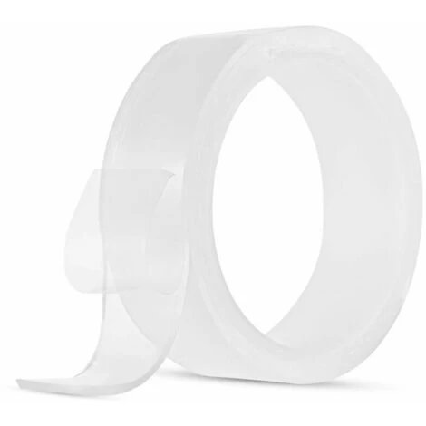 One Roll Of Non-Marking Nano Tape, Clear Velcro, Non-Marking Magic Double-Sided Adhesive Washable 30mm 1m 1mm 4 One Roll Of Non-Marking Nano Tape, Clear Velcro, Non-Marking Magic Double-Sided Adhesive Washable 30mm 1m 1mm - Image 4