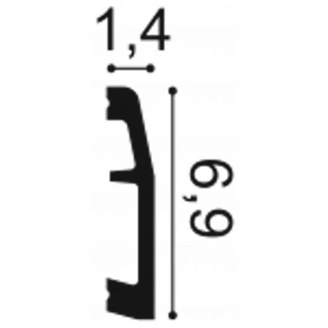 Orac Decor SX125 Skirting Moulding 2 Orac Decor SX125 Skirting Moulding - Image 2