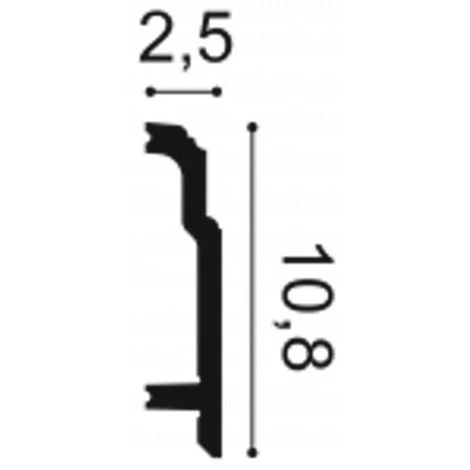 Orac Decor SX155 Skirting Moulding 2 Orac Decor SX155 Skirting Moulding - Image 2