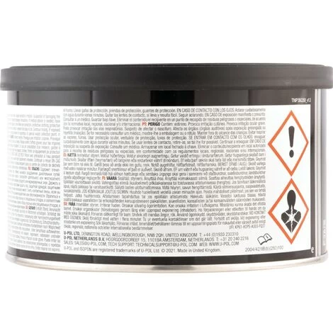 Isopon P38/S Small Paste Kit Grey Tin 250ml 2 Isopon P38/S Small Paste Kit Grey Tin 250ml - Image 2