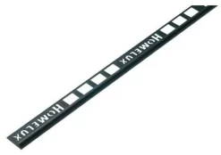 Homelux 6mm Round Edge PVC Tile Trim - Black - 1.83m