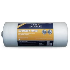 Vitrex Economy Foam Laminate Underlay Roll - 15 Sqm
