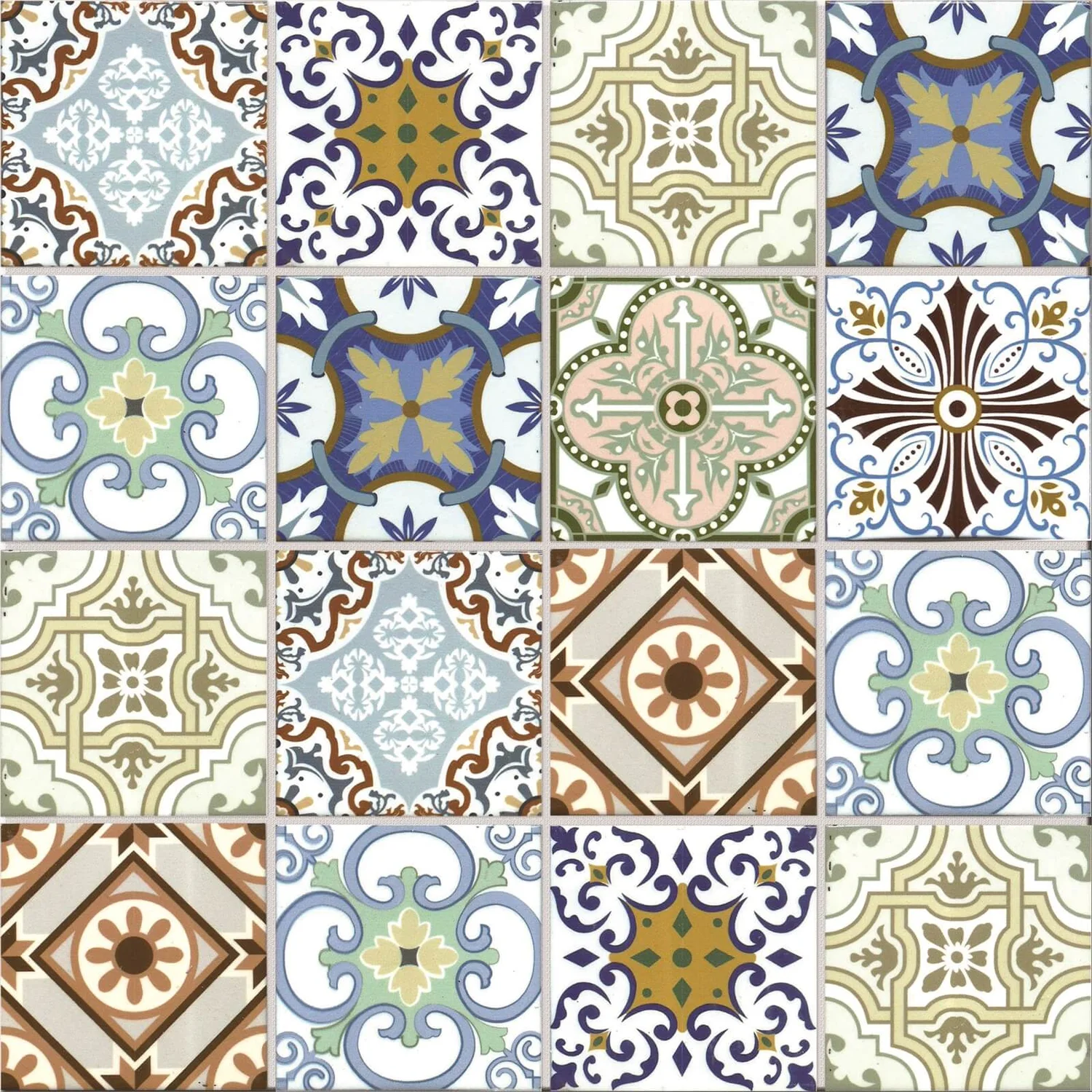 House Of Mosaics Geo Moroccan Large Mosaic Tile - 305 X 305mm 2 House Of Mosaics Geo Moroccan Large Mosaic Tile - 305 X 305mm - Image 2