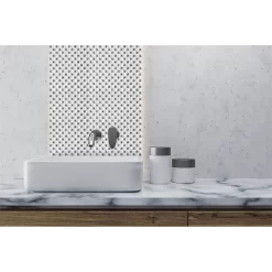 House Of Mosaics White Jewel Mosaic Tile - 300 X 300mm