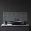House Of Mosaics Black Jewel Mosaic Tile - 300 X 300mm