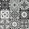 House Of Mosaics Geo Moroccan Black & White Mosaic Tile (Sample Only) - 150 X 110mm