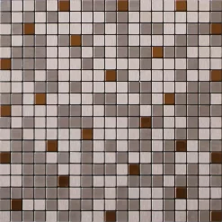 House Of Mosaics Riyadh Bronze Mosaic Tile (Sample Only) - 150 X 110mm