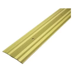 Vitrex Extra Wide Cover Strip Carpet Edge - Gold 1800mm
