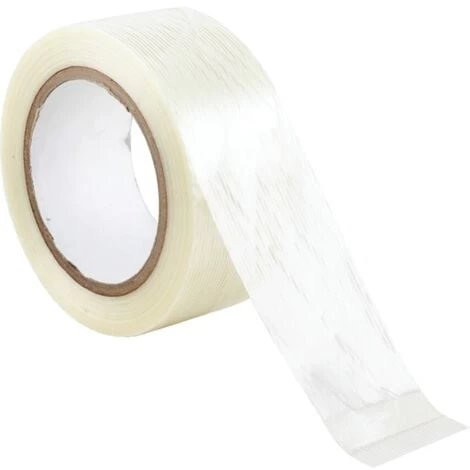 Kennedy Clear Polypropylene Filament Strapping Tape - 50mm X 50m 1 Kennedy Clear Polypropylene Filament Strapping Tape - 50mm X 50m