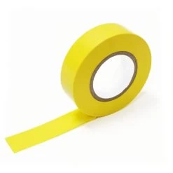 BeMatik - 0,15x19mm Yellow Electrical Tape In 20m Coil