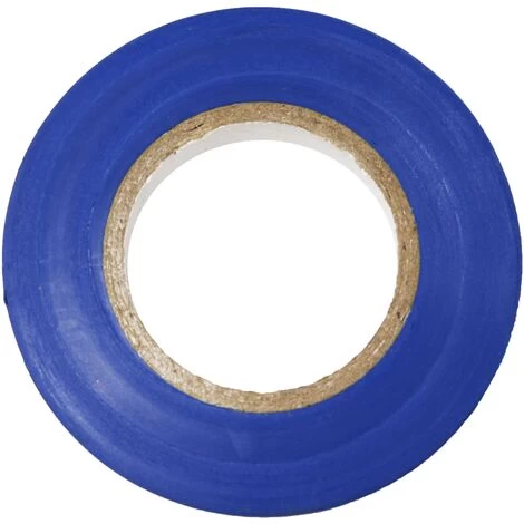 BeMatik - 0,15x19mm Blue Electrical Tape In Coil 10m 2 BeMatik - 0,15x19mm Blue Electrical Tape In Coil 10m - Image 2