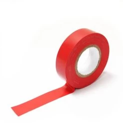 BeMatik - 0,15x19mm Red Electrical Tape In 10m Coil