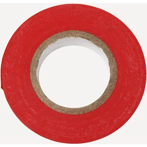 BeMatik - 0,15x19mm Red Electrical Tape In 10m Coil 2 BeMatik - 0,15x19mm Red Electrical Tape In 10m Coil - Image 2