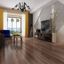 Livingandhome Set Of 36 Planks PVC Self-stick Waterproof Floor Flooring Plank, Old Oak 7 Livingandhome Set Of 36 Planks PVC Self-stick Waterproof Floor Flooring Plank, Old Oak -Quality Flooring Store 23562504 3