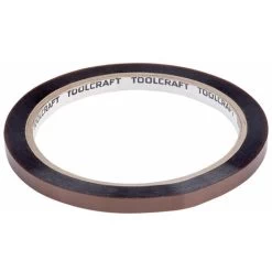 Toolcraft 911XB0633C Polyimide Amber Silicone Tape 6mm X 33m