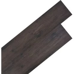 PVC Flooring Planks 4.46 M 3 Mm Dark Brown