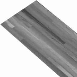 PVC Flooring Planks 4.46 M 3 Mm Self-adhesive Striped Grey -Quality Flooring Store 29798477 4