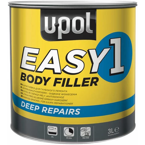 U-POL EASY/7 Easy 1 Body Filler 3 Litre 1 U-POL EASY/7 Easy 1 Body Filler 3 Litre