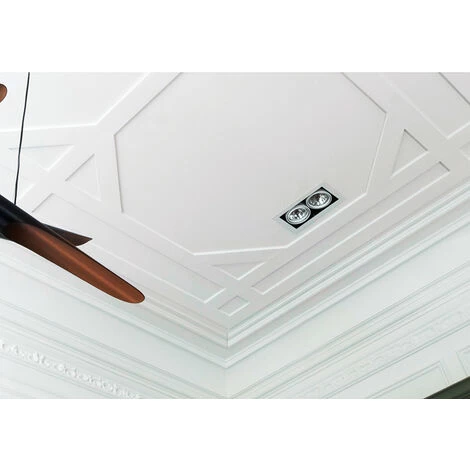 Door Frame Orac Decor DX157-2300-RAL9003 AXXENT SQUARE Decorative Moulding Panel Moulding Skirting Contemporary Design White 2,3 M 4 Door Frame Orac Decor DX157-2300-RAL9003 AXXENT SQUARE Decorative Moulding Panel Moulding Skirting Contemporary Design White 2,3 M - Image 4