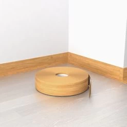 Livingandhome 10M Flexible Skirting PVC Strip Self Adhesive Board, Natural