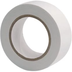 White Electrical Insulating Tape 0.13mmx19mmx10mts