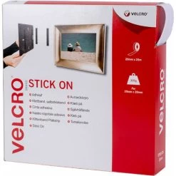 VELCRO® Brand VEL-EC60354 Stick On Roll 20mm X 25m - White