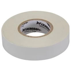 Fixman (189311) Electrical Insulation Tape 19mm X 33m White
