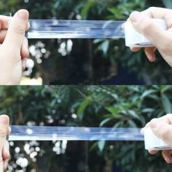 2 Pieces Grafting Tape, 100m X 3cm Self Adhesive Nursery Grafting Biodegradable Stretchable Tape Film Tape For Plant Repair, Grafting Trees Co.ukuit Flower Vegetable, Clear SOEKAVIA -Quality Flooring Store 37978529 4