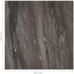 Self-adhesive Flooring Planks 20 Pcs PVC 1.86 M² Dark Grey VidaXL 7 Self-adhesive Flooring Planks 20 Pcs PVC 1.86 M² Dark Grey VidaXL -Quality Flooring Store 47524530 3