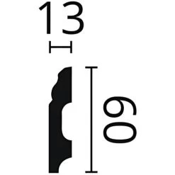 Skirting NMC FB1F WALLSTYL Noel Marquet Base Moulding Baseboard Decorative Moulding Timeless Classic Design White 2 M 5 Skirting NMC FB1F WALLSTYL Noel Marquet Base Moulding Baseboard Decorative Moulding Timeless Classic Design White 2 M -Quality Flooring Store 51385586 3