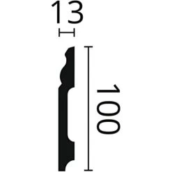 Skirting NMC FB2F WALLSTYL Noel Marquet Base Moulding Baseboard Decorative Moulding Timeless Classic Design White 2 M 5 Skirting NMC FB2F WALLSTYL Noel Marquet Base Moulding Baseboard Decorative Moulding Timeless Classic Design White 2 M -Quality Flooring Store 51385588 3