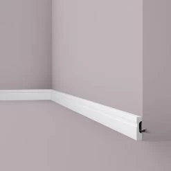 Skirting NMC FD7 WALLSTYL Noel Marquet Base Moulding Baseboard Decorative Moulding Timeless Classic Design White 2 M
