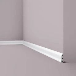 Skirting NMC FL3 WALLSTYL Noel Marquet Decorative Moulding Coving Timeless Classic Design White 2 M