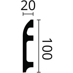 Skirting NMC FL5 WALLSTYL Noel Marquet Base Moulding Baseboard Decorative Moulding Coving Timeless Classic Design White 2 M 7 Skirting NMC FL5 WALLSTYL Noel Marquet Base Moulding Baseboard Decorative Moulding Coving Timeless Classic Design White 2 M -Quality Flooring Store 51385606 3