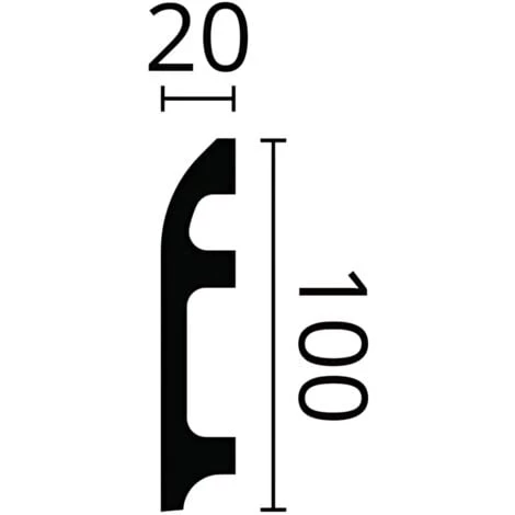 Skirting NMC FL5 WALLSTYL Noel Marquet Base Moulding Baseboard Decorative Moulding Coving Timeless Classic Design White 2 M 3 Skirting NMC FL5 WALLSTYL Noel Marquet Base Moulding Baseboard Decorative Moulding Coving Timeless Classic Design White 2 M - Image 3