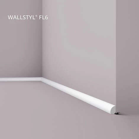 Skirting NMC FL6 WALLSTYL Noel Marquet Base Moulding Baseboard Decorative Moulding Timeless Classic Design White 2 M 2 Skirting NMC FL6 WALLSTYL Noel Marquet Base Moulding Baseboard Decorative Moulding Timeless Classic Design White 2 M - Image 2