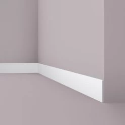 Skirting NMC FL9 WALLSTYL Noel Marquet Decorative Moulding Panel Moulding Frieze Moulding Timeless Classic Design White 2 M