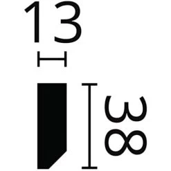 Skirting NMC FT1 WALLSTYL Noel Marquet Decorative Moulding Panel Moulding Frieze Moulding Contemporary Design White 2 M -Quality Flooring Store 51385612 3