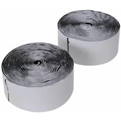 Fixman Hook &amp Loop Tape Black Self-Adhesive 2pce - 50mm X 5m