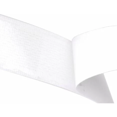 Hook And Loop Strip Tape,5M Double Sided Sticky Tape,Self Adhesive Sticky Back Fastening Tape 20mm Wide - White 2 Hook And Loop Strip Tape,5M Double Sided Sticky Tape,Self Adhesive Sticky Back Fastening Tape 20mm Wide - White - Image 2