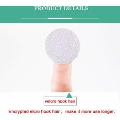 256pcs Heavy Duty Hook And Loop Dots Pre-cut 10mm In Diameter Self Adhesive Sticky Dots Fastening Mounting Double Sided Tape For Special Education Classroom, Children's Activities, DIY Lover (White) -Quality Flooring Store 52489815 3