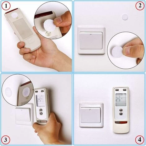 128 Pairs Dots 10mm Round Self Adhesive Hook & Loop Sticky Back Tape Strips Fabric Fastener Light Weight Stronghold (White) 3 128 Pairs Dots 10mm Round Self Adhesive Hook & Loop Sticky Back Tape Strips Fabric Fastener Light Weight Stronghold (White) - Image 3