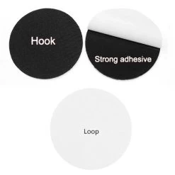 150PCS 10mm Round Hook&Loop Tape Industrial Strength Hook&Loop Dots Strength Sticky Back Interlocking Tapes For Carpet Wall Door Decor Or Tools Hanging (White, 10mm) -Quality Flooring Store 52489820 5
