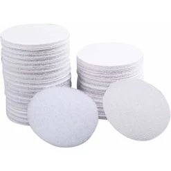 180 PCS Double Sided Hook Loop Dots Adhesive Sticky Back Coins Self Adhesive Fastener Interlocking Tape For Couch Cushions,Carpet, Stair Treads Carpet, DIY Craft, White, 10MM