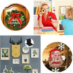 400 Pcs Double Sided Hook Loop Dots Adhesive Sticky Back Coins Self Adhesive Fastener Interlocking Tape For Couch Cushions,Carpet, Stair Treads Carpet, DIY Craft, Round 10mm, White -Quality Flooring Store 52489824 5