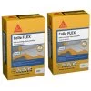 Set Of 2 SIKA SikaCeram 200 Flex Tile Adhesives - Grey - 2.5 Kg
