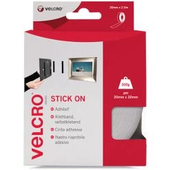 Velcro® Stick On Tape Black 20mm X 2.5m 60215 -Quality Flooring Store 58451611 3