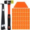 Laminate Flooring Installation Kit, Laminate Flooring Installation Kit With 40 Punching Block Spacers, Heavy-Duty Pull-Up Bar And Fiberglass Mallet, Non-Slip Soft Grip